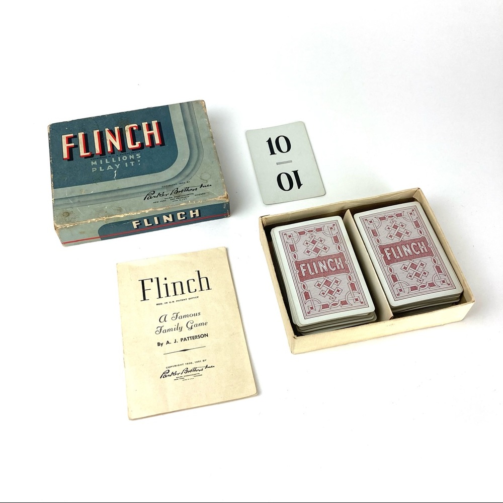 1954 Flinch Card Game Set
